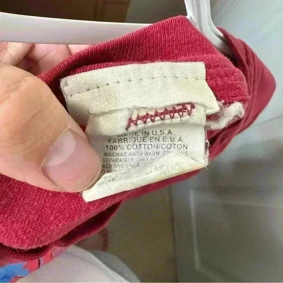 VTG 90s Planet Hollywood ATLANTE T-shirt Single  Stitch Made in USA Men’s L Red - Picture 8 of 8